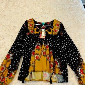 Anthropologie, Farm Rio XS too with tags. Never worned